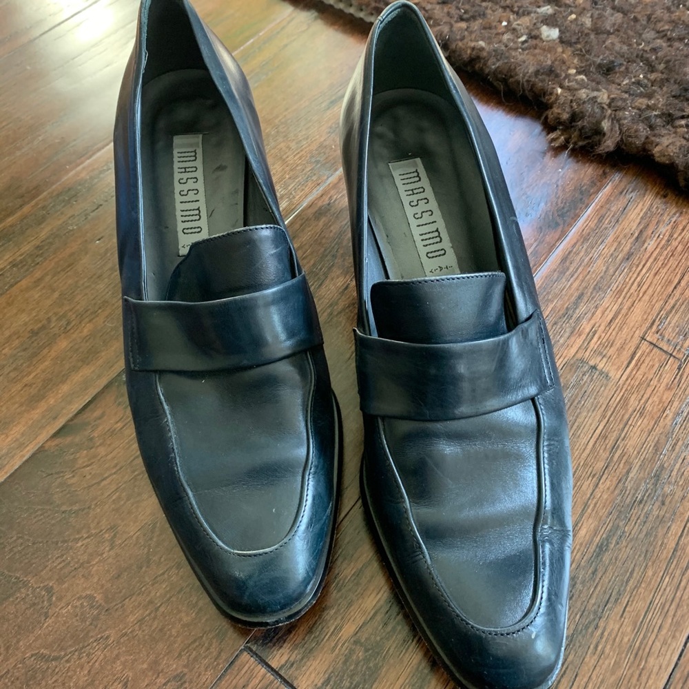 Genuine Leather 90s vibe heeled loafers